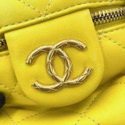 Chanel Matelasse Coco Mark Small Vanity Lambskin Chain Shoulder Bag