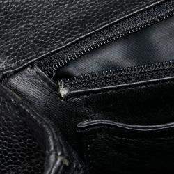 Pre Owned حقيبة شانيال سوداء جلد كافيار ماتيلسي مارك كوكو