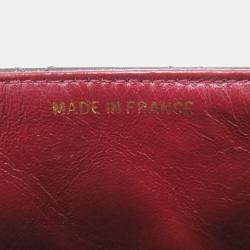 Pre Owned Chanel Matelasse Lambskin Leather Black Shoulder Bag