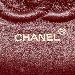 Chanel Black Cotton Jersey Matelasse Double Flap Coco Mark Chain Shoulder Bag