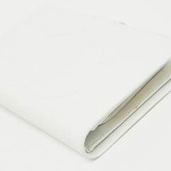 Chanel White Caviar Leather CC Timeless Continental Wallet