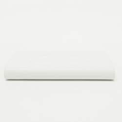 Chanel White Caviar Leather CC Timeless Continental Wallet
