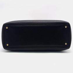 Pre Owned Chanel Black Leather Surf Grand Bag