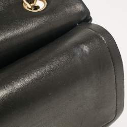 Chanel Black Quilted Leather Jumbo Classic Double Flap Bag