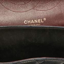 Chanel Black Quilted Leather Jumbo Classic Double Flap Bag