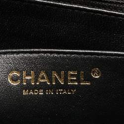 Chanel Black Quilted Caviar Leather Maxi Classic Single Flap Bag