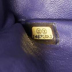 Chanel Purple Quilted Leather Classic 227 Reissue 2.55 Flap Bag