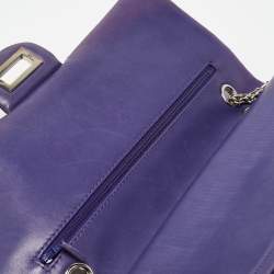 Chanel Purple Quilted Leather Classic 227 Reissue 2.55 Flap Bag