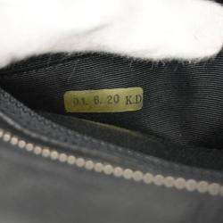 Pre Owned Chanel Black Calfskin Medallion Tote Handbag