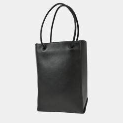 Pre Owned Chanel Black Calfskin Essential Tote Bag