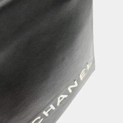 Pre Owned Chanel Black Calfskin Essential Tote Bag