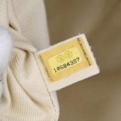 Pre Owned Chanel Blue Denim Luxury Line Tote Handbag