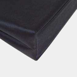 Chanel Black Satin Handbag