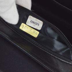 Chanel Black Satin Handbag