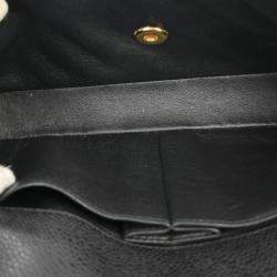 Chanel Black Calfskin East West Shoulder Bag