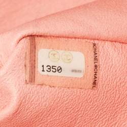 Chanel Ombre Orange/Cream Quilted Leather Jumbo Classic Single Flap Bag