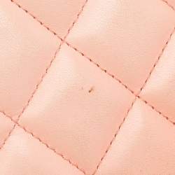 Chanel Ombre Orange/Cream Quilted Leather Jumbo Classic Single Flap Bag