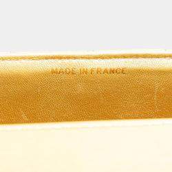 Chanel Gold Lambskin Matelasse Coco Mark Handbag