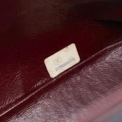 Chanel Black Lambskin Matelasse Coco Mark Chain Shoulder Bag