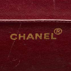 Chanel Black Lambskin Matelasse Coco Mark Chain Shoulder Bag