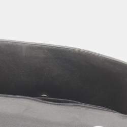 Chanel Leather Grained Calfskin Black Deca Matelasse 30 Classic Large W-Flap Shoulder Bag
