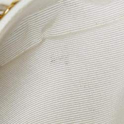 Chanel White Black Bicolor Lambskin Matelasse 25 Coco Mark Diana Chain Shoulder Bag