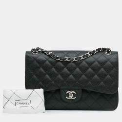Chanel Caviar Jumbo Classic Double Flap Bag