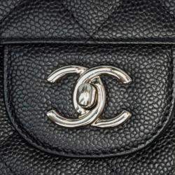 Chanel Caviar Jumbo Classic Double Flap Bag