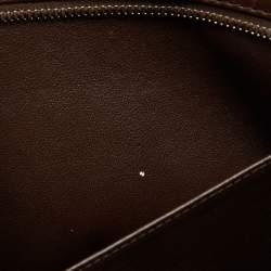 Chanel Dark Brown Quilted Leather CC Medallion Bag