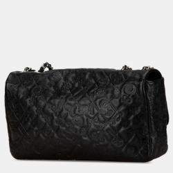 Chanel Black Leather Icon Shoulder Bag