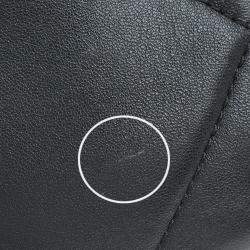 Pre Owned Chanel Black Leather Lambskin Chain Shoulder Bag