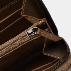Chanel Matelasse 2.55 Bronze Leather Long Wallet  