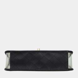 Pre Owned Chanel Timeless Medium PVC "Sand By The Sea" bag
