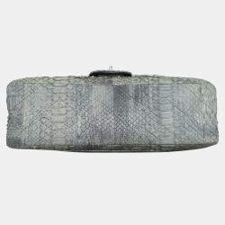 Chanel Large 227 Python Reissue Double Flap Bag
