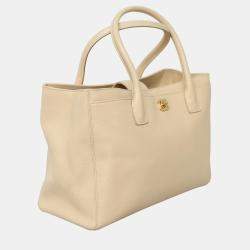 Pre Owned Chanel Caviar Executive Cerf Tote Bag
