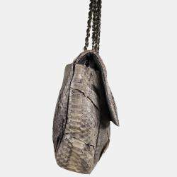 مملوكة مسبقًا Chanel Python Flap Bag