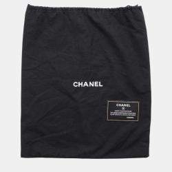 Pre Owned Chanel Black Caviar Leather Kiss Lock Clutch Bag