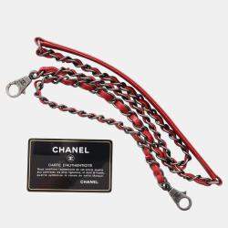 Chanel Red Caviar Leather Matelasse Coco Handle Bag