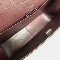 Pre Owned Chanel Black Caviar Leather Double Flap Shoulder Bag