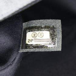 Chanel Multicolor  Denim Coco Mark Patchwork Chain Shoulder Bag 