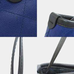 Chanel Blue Caviar  Leather Wild Stitch Tote  Bag