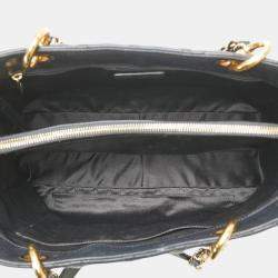 Pre Owned Chanel Black  Caviar Leather GST Tote Bag