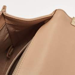 Chanel Beige Quilted Leather New Medium Boy Flap Bag