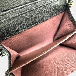 Chanel Black Caviar Leather Coin Purse on Chain