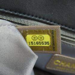 Pre Owned Chanel Black Calfskin Leather Chain Shoulder Coco Mark Bag