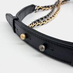Chanel Navy Blue Leather Gabrielle Small Hobo Bag