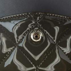 Pre Owned Chanel Blue Chevron Jersey Small Trendy CC Flap Bag