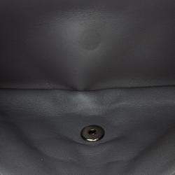 Pre Owned Chanel Blue Chevron Jersey Small Trendy CC Flap Bag