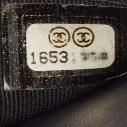 Pre Owned Chanel Black Quilted Leather CC Wallet On Chain