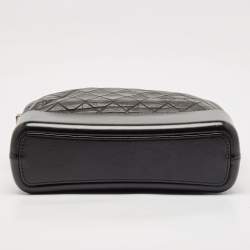 Chanel Black Quilted Aged Leather Large Gabrielle Hobo